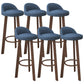 Nordic Simple Barstool Steel Frame Barhocker für Coffeeshop