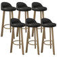 Nordic Simple Barstool Steel Frame Bar Stool for Coffee Shop