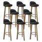 Nordic Simple Barstool Steel Frame Barhocker für Coffeeshop