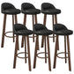 Nordic Simple Barstool Steel Frame Barhocker für Coffeeshop