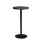 Industrial 1/3/5 Pieces Bar Table Set Round Pine Wood Counter Table with High Stools Brown 22"L x 22"W Clearhalo 'Bar Furniture' 'furn' 'furn_home_bar_bar_sets' 'Furniture' 'Home Bars & Bar Sets' 'home_bar_bar_sets' 'Kitchen & Dining Furniture' 5331757