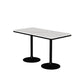 Modern Stone and Metal Dinette Set 1/2/5 Pieces White Table Set for Coffee Shop