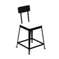 Modern Stone and Metal Dinette Set 1/2/5 Pieces White Table Set for Coffee Shop