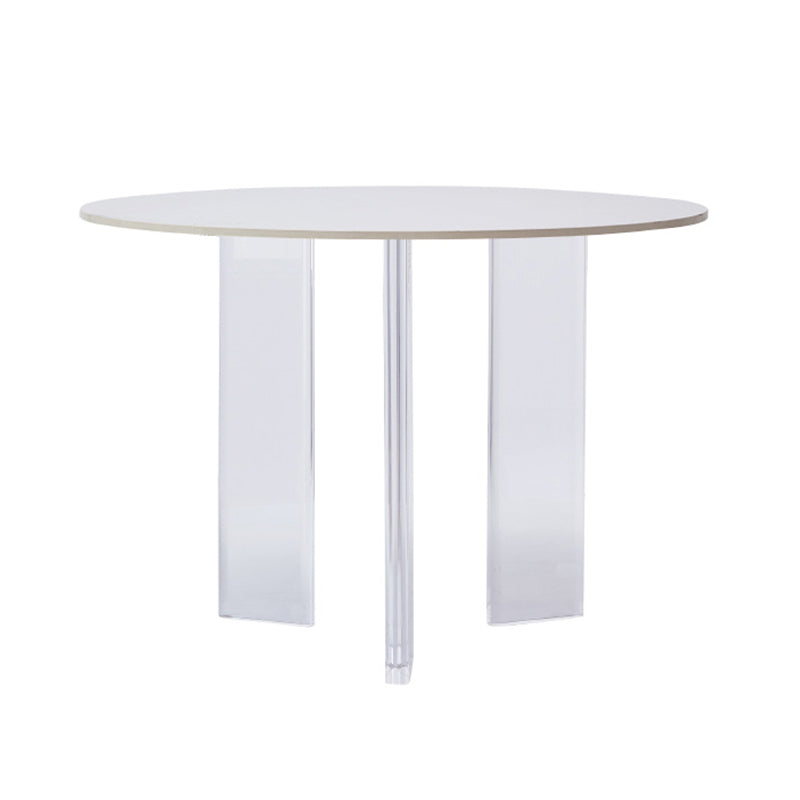Set da pranzo moderno da 1/3 pezzi Tavolo da pranzo rotondo in pietra per la cucina della sala da pranzo