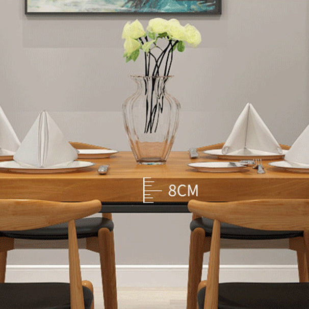 Industrial Sled Dining Table Set 1/2/5 Pieces Solid Wood Dinette Set for Shop Clearhalo 'Dining Room Sets' 'Dining Tables & Seating' 'dining_room_set' 'furn' 'furn_dining_room_set' 'Furniture' 'Kitchen & Dining Furniture' 5331873