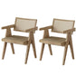 Modern Dining Set 1/2/5 Pieces Rectangle Pine Wood Dining Table for Dining Room Kitchen