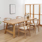 Home Pine Dining Room Set 1/2/5/7 Pieces Modern Dining Room Table Set 5 Pieces: Table, 4 Chairs Clearhalo 'Dining Room Sets' 'Dining Tables & Seating' 'dining_room_set' 'furn' 'furn_dining_room_set' 'Furniture' 'Kitchen & Dining Furniture' 5331922