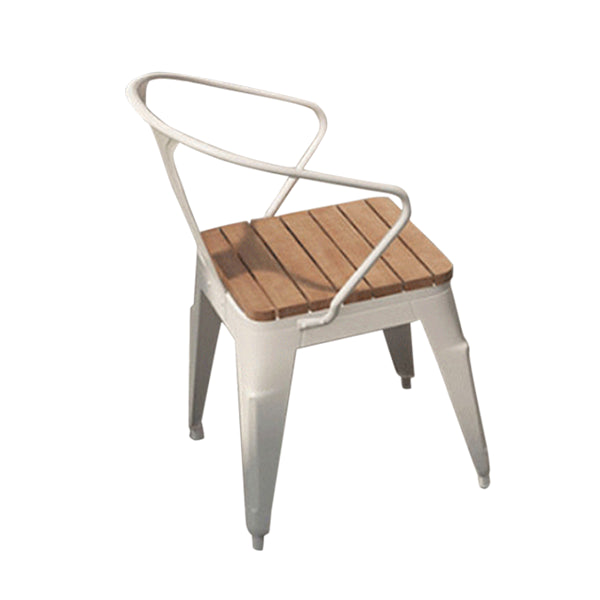 Industrieel 1/3/5 stukken Dinerset rechthoekige houten eettafel voor binnenplaats