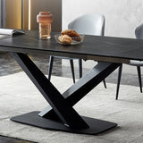 Set da tavolo moderno sinterizzato in pietra sinterizzato set da pranzo 1/4/5/6