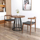 Juego de comedor moderno de 1/2/3 piezas, mesa de comedor redonda de madera de pino para comedor
