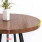 Juego de comedor moderno de 1/2/3 piezas, mesa de comedor redonda de madera de pino para comedor