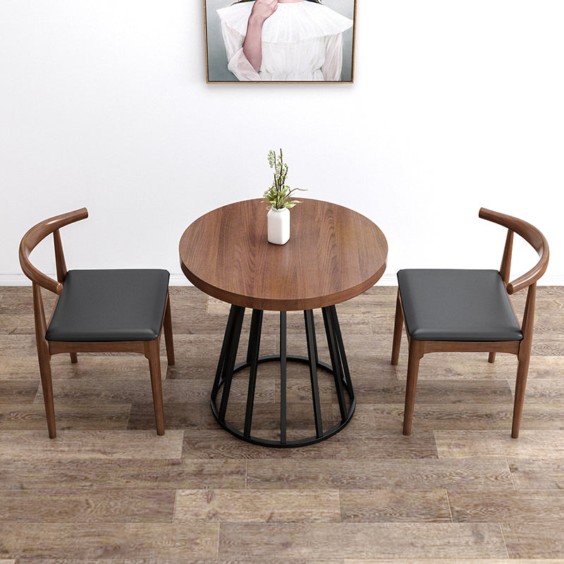 Juego de comedor moderno de 1/2/3 piezas, mesa de comedor redonda de madera de pino para comedor