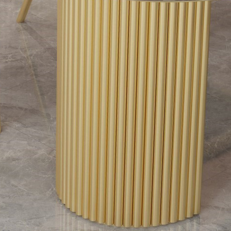 Traditional Luxury Dining Table Oval Double Pedestal Table for Home Clearhalo 'Dining Tables & Seating' 'Dining Tables' 'dining_table' 'furn' 'furn_dining_table' 'Furniture' 'Kitchen & Dining Furniture' 5332271