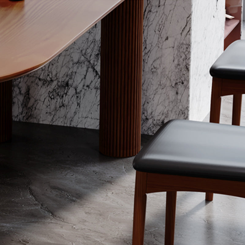 三脚ベースのある現代的なスタイルダイニングテーブルダイニングルームキッチンテーブル