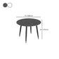 Industrial Style Dining Table Sintered Stone 4 Legs Table for Home