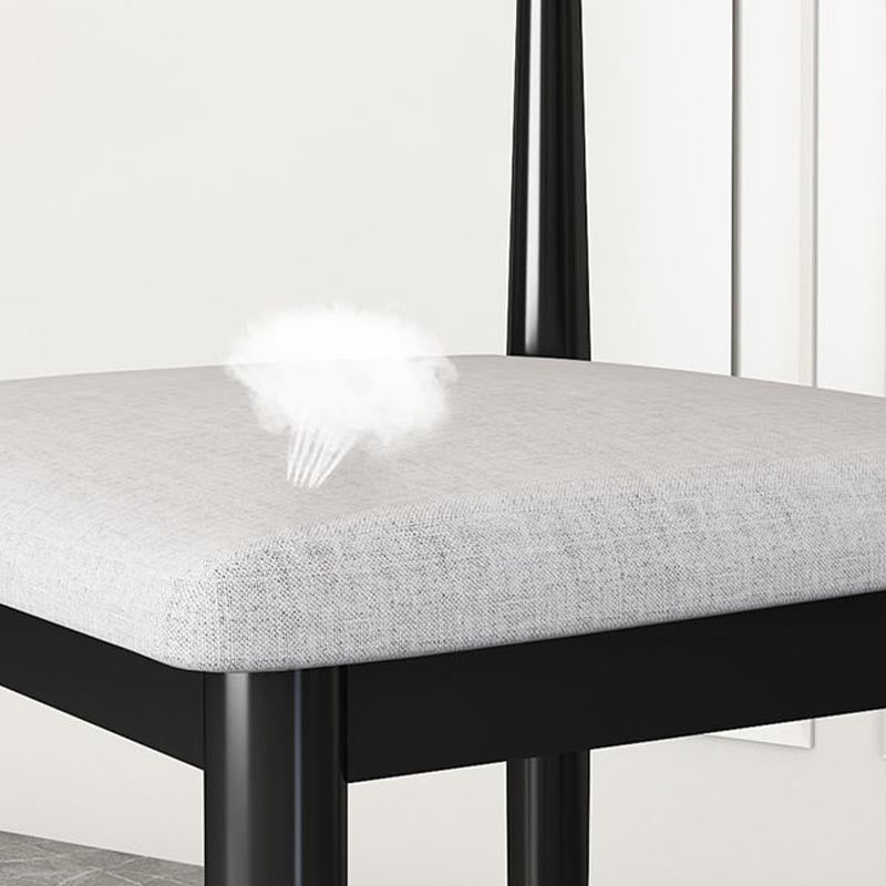 Glam Metal Dining Chairs Open Back Dining Side Furniture in Matte Finish for Indoor Clearhalo 'Dining Chairs' 'Dining Tables & Seating' 'dining_chair' 'furn' 'furn_dining_chair' 'Furniture' 'Kitchen & Dining Furniture' 5332546