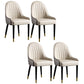 Glam Wood Dining Chairs Parsons Chair in Matte Finish for Home