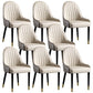 Glam Wood Dining Chairs Parsons Chair in Matte Finish for Home