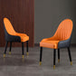 Glam Wood Dining Chairs Parsons Chair in Matte Finish for Home