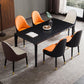 Glam Wood Dining Chairs Parsons Chair in Matte Finish for Home