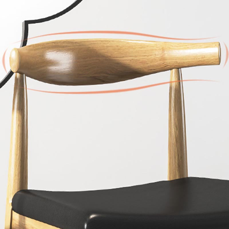 Kiefernholz Essstuhl Industrial Open Rücken Essneitenstuhl