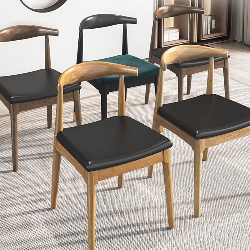 Kiefernholz Essstuhl Industrial Open Rücken Essneitenstuhl