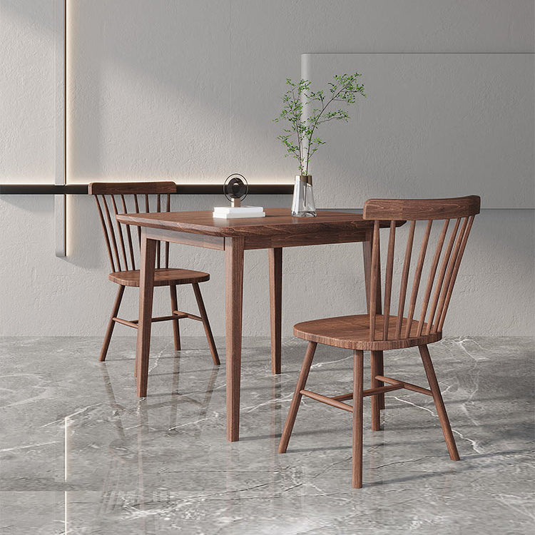 Modern 1/3/5 stukken Dinerset rechthoekige houten eettafel voor café