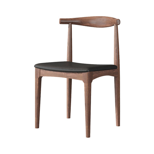 Modern 1/3/5 Pieces Dining Set Rectangle Wood Dining Table for Cafe 1 Black Chair