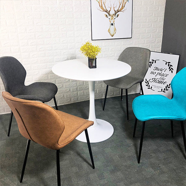 Tavolo da pranzo rotondo base per tulipano moderno tavolo fisso di pietra sinterizzata