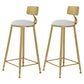 1/2/3 stuks Glam Iron Bar Tafel Set Faux Marble Top Bistro Set met voetstuk