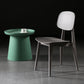 Silla lateral de plástico silla lateral de comedor contemporáneo de espalda para el hogar
