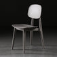 Silla lateral de plástico silla lateral de comedor contemporáneo de espalda para el hogar