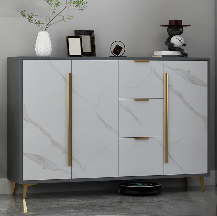 Sideboard Glam Sideboard in legno artificiale con porta per soggiorno
