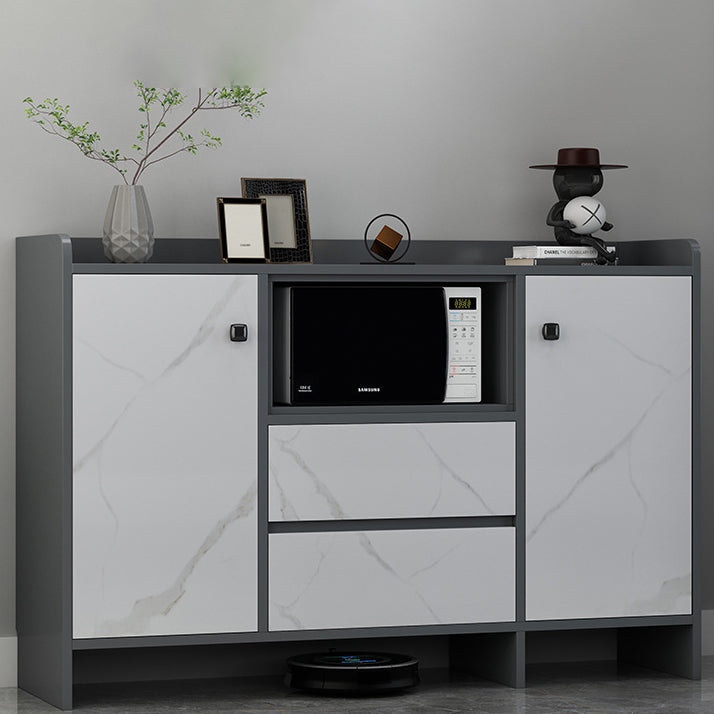 Sideboard Glam Sideboard in legno artificiale con porta per soggiorno