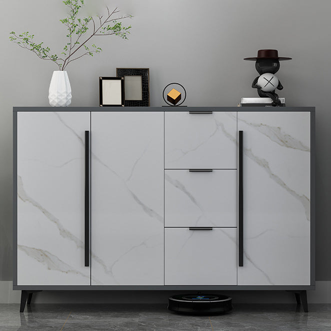 Sideboard Glam Sideboard in legno artificiale con porta per soggiorno