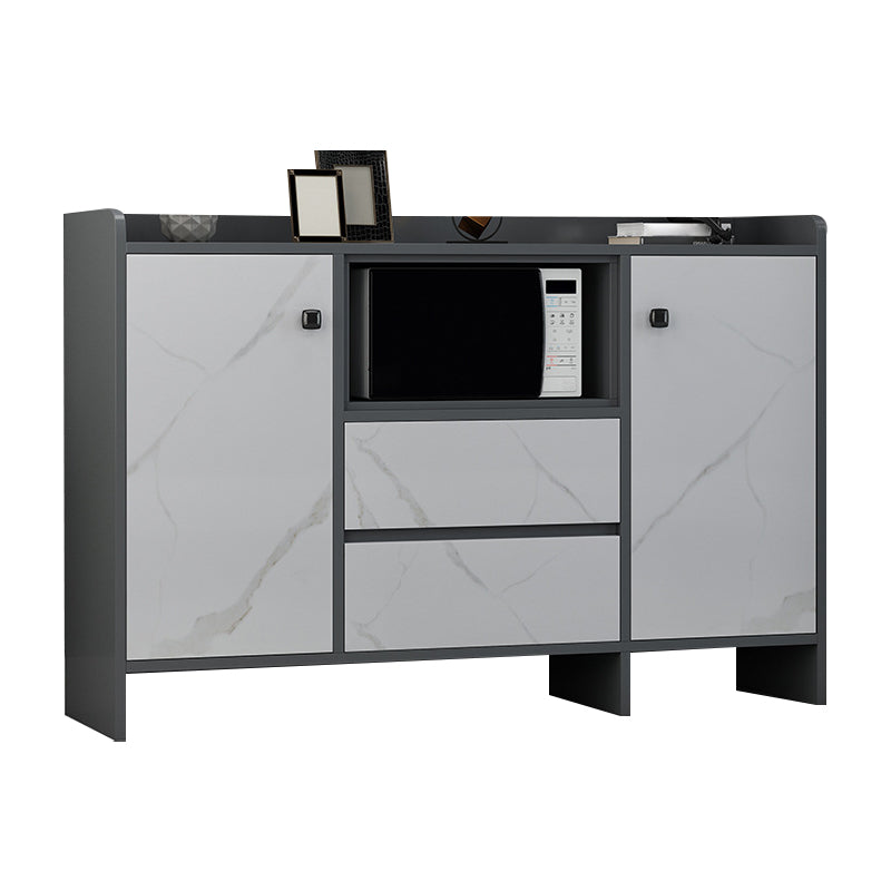 Sideboard Glam Sideboard in legno artificiale con porta per soggiorno