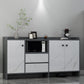 Sideboard Glam Sideboard in legno artificiale con porta per soggiorno