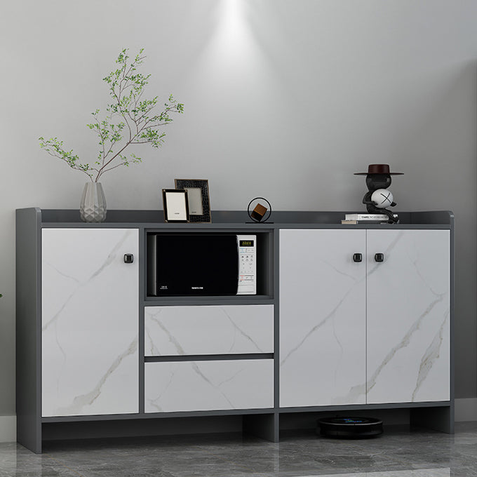 Sideboard Glam Sideboard in legno artificiale con porta per soggiorno