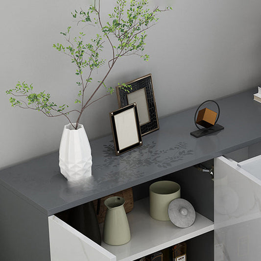 Sideboard Glam Sideboard in legno artificiale con porta per soggiorno