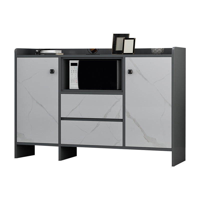 Sideboard Glam Sideboard in legno artificiale con porta per soggiorno