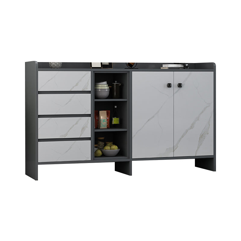 Sideboard Glam Sideboard in legno artificiale con porta per soggiorno