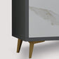 Sideboard Glam Sideboard in legno artificiale con porta per soggiorno
