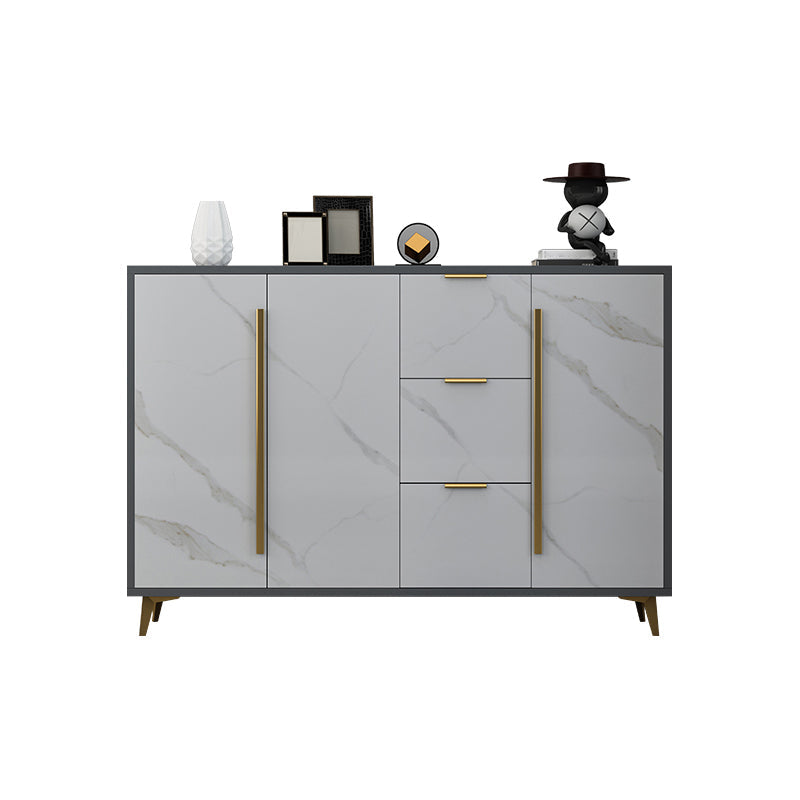 Sideboard Glam Sideboard in legno artificiale con porta per soggiorno