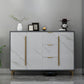 Sideboard Glam Sideboard in legno artificiale con porta per soggiorno