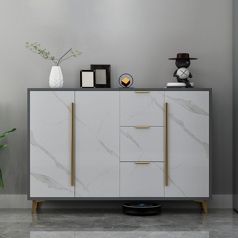 Sideboard Glam Sideboard in legno artificiale con porta per soggiorno