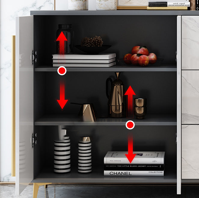 Ingegnere sideboard in stile glam Sideboard in legno con porta per il soggiorno uso