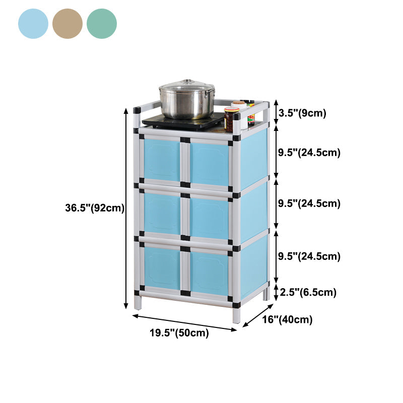 Scheda laterale in metallo in stile glam con porta per soggiorno