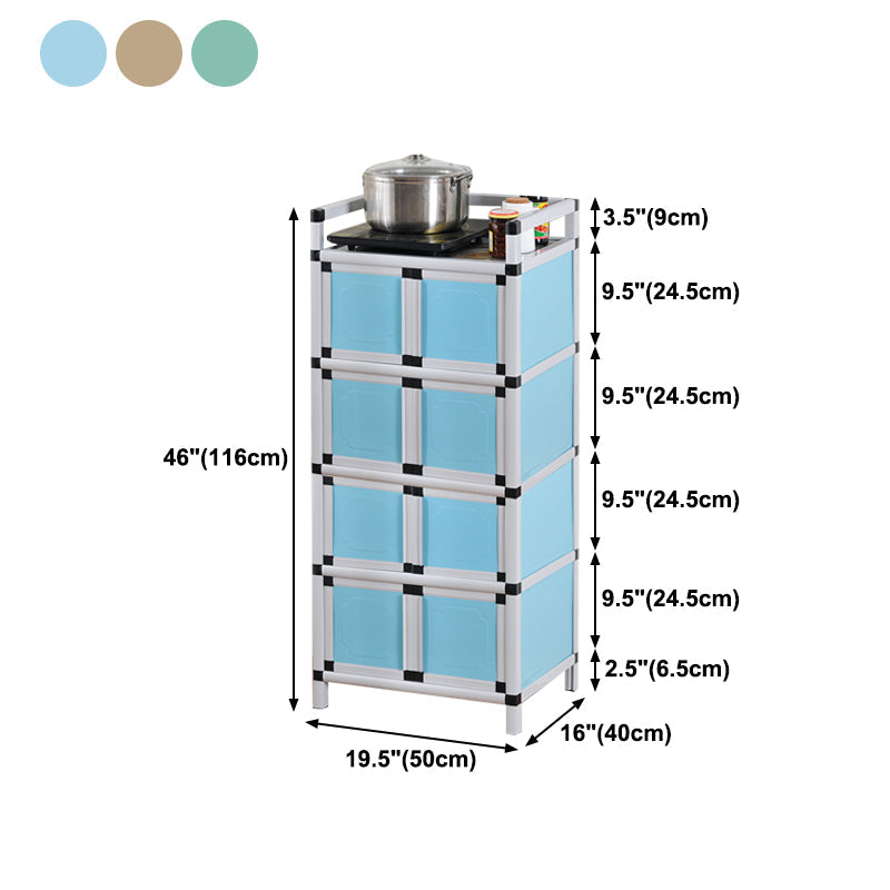 Scheda laterale in metallo in stile glam con porta per soggiorno