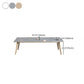 Modern Style Rectangular Writing Desk Cable Management Office Desk