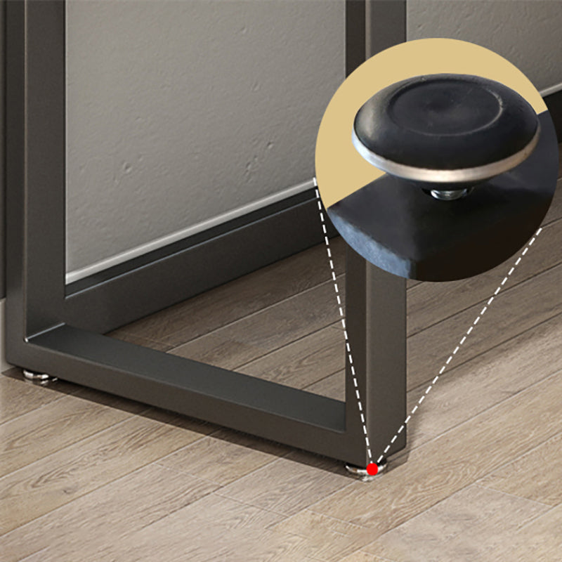 Solid Wood Home Working Table Industrial L-Shape Writing Table Clearhalo 'furn' 'furn_office_desk' 'Furniture' 'Office Desks' 'Office Furniture' 'office_desk' 5335681